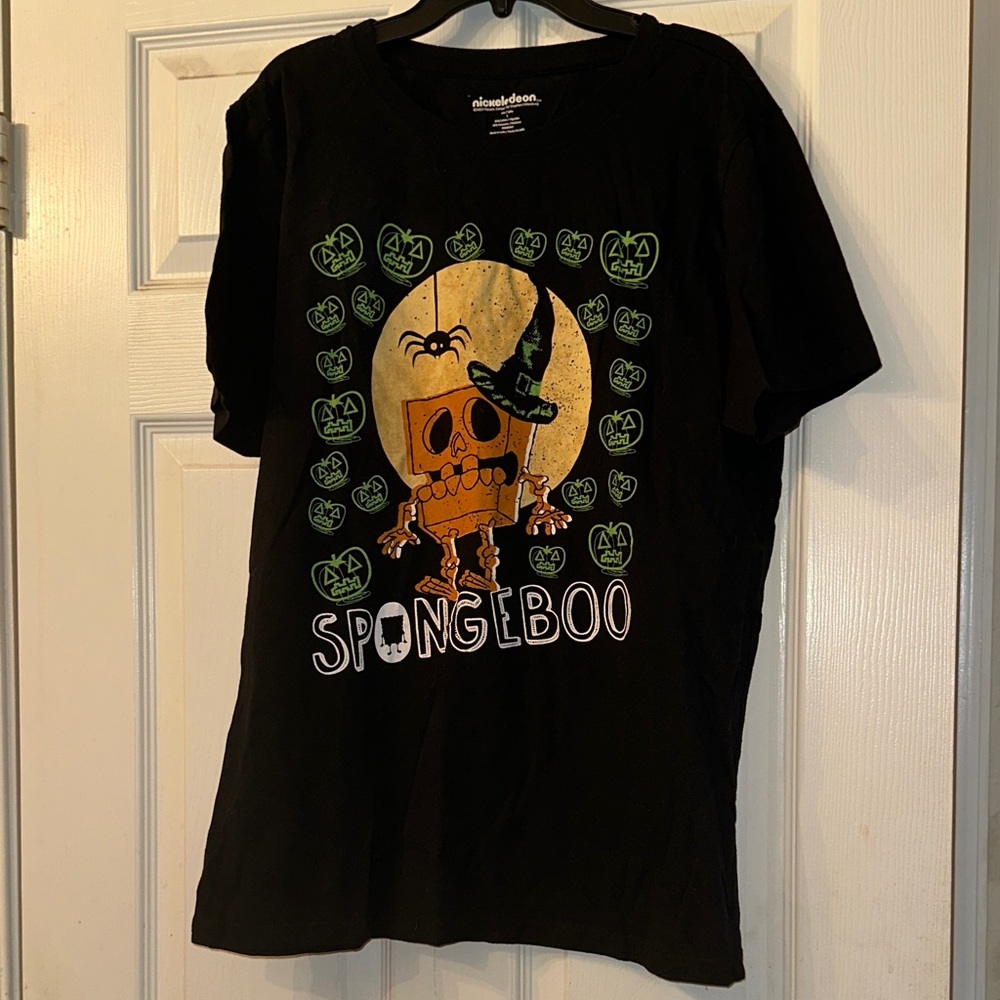Nickelodeon SpongeBob Halloween T-Shirt - Black and Orange